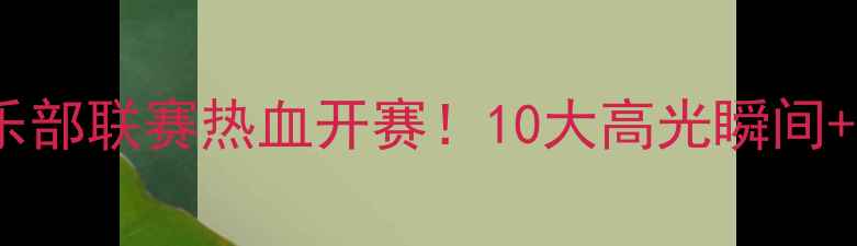 图片 🏓全国乒乓球俱乐部联赛热血开赛！10大高光瞬间+观赛攻略全公开2