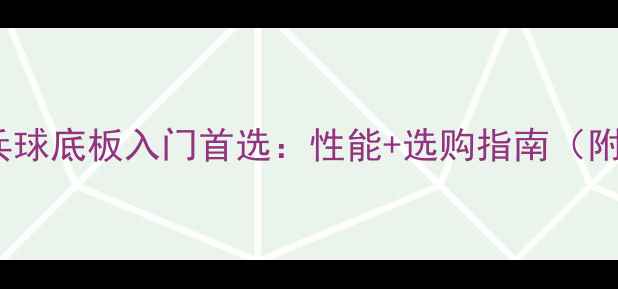 图片 🏓必看！96乒乓球底板入门首选：性能+选购指南（附实测数据）🏓1