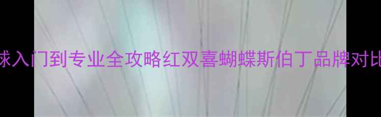 图片 🏓最新价格！乒乓球入门到专业全攻略红双喜蝴蝶斯伯丁品牌对比+选购避坑指南🔥2