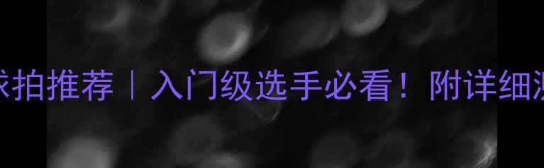 图片 🏓红双喜乒乓球拍推荐｜入门级选手必看！附详细测评+选购指南2