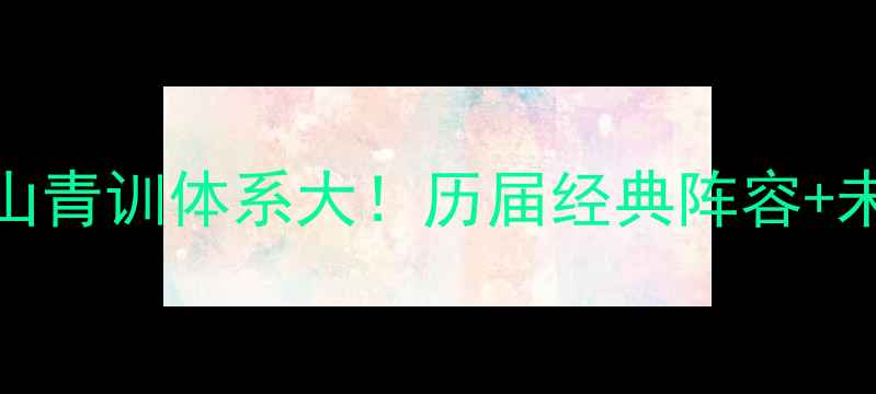 图片 🏟️鲁能泰山青训体系大！历届经典阵容+未来新星全🔥