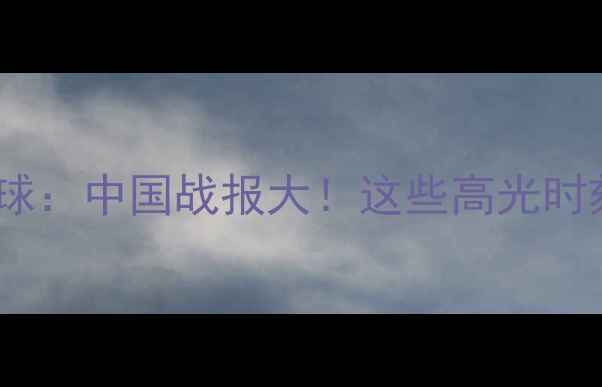 图片 🏸亚运羽毛球：中国战报大！这些高光时刻至今难忘1