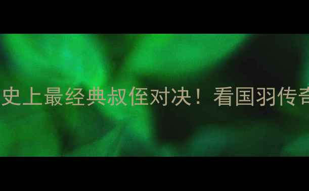 图片 🏸张宁VS马林：羽毛球史上最经典叔侄对决！看国羽传奇如何用技术碾压对手2