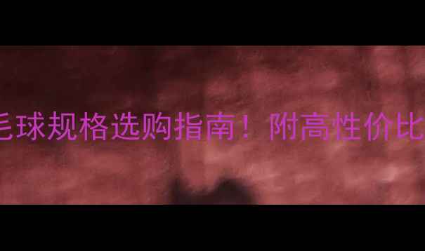 图片 🏸新手必看最新羽毛球规格选购指南！附高性价比品牌推荐+保养技巧
