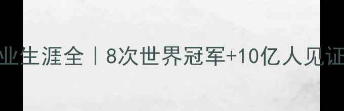 图片 🏸林丹15年职业生涯全｜8次世界冠军+10亿人见证的羽坛传奇🔥