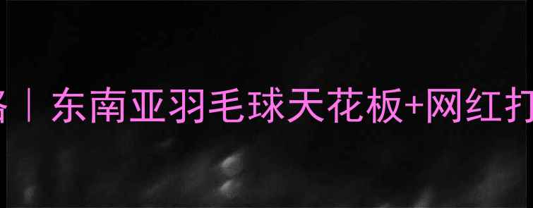图片 🏸清迈室内羽毛球馆全攻略｜东南亚羽毛球天花板+网红打卡地+高性价比运动指南🌴