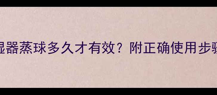 图片 🏸羽毛球加湿器蒸球多久才有效？附正确使用步骤和注意事项