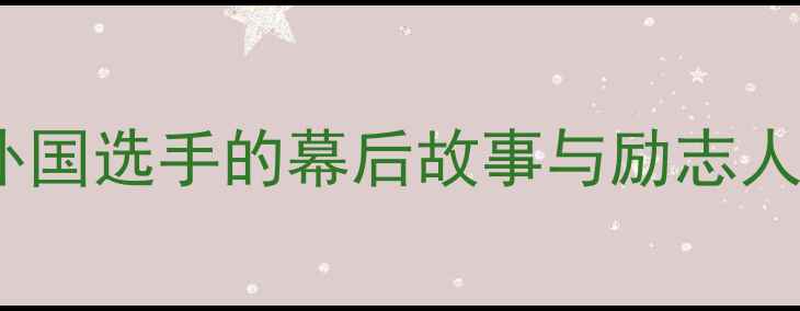 图片 🏸羽毛球奥运传奇：外国选手的幕后故事与励志人生奥运精神永不褪色2