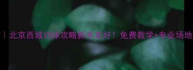 图片 🏸西城右安门羽毛球群｜北京西城约球攻略新手友好！免费教学+专业场地+同城球友速来集合！1