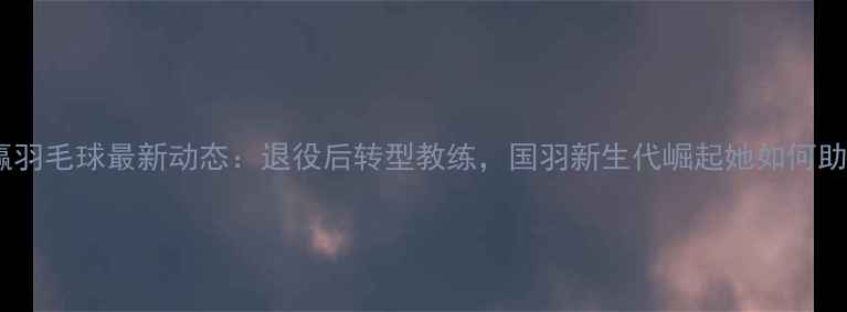 图片 🏸骆赢羽毛球最新动态：退役后转型教练，国羽新生代崛起她如何助力？2