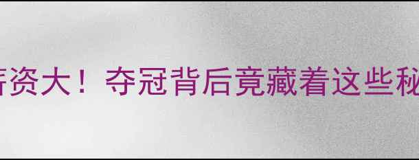 图片 💰勇士薪资大！夺冠背后竟藏着这些秘密？💥1