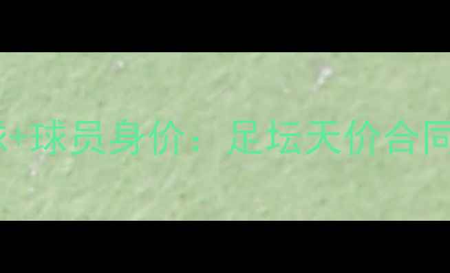 图片 💰转会窗必看！足球+球员身价：足坛天价合同背后的真相与风险2