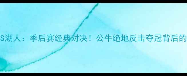 图片 🔥2009公牛VS湖人：季后赛经典对决！公牛绝地反击夺冠背后的战术与传奇1
