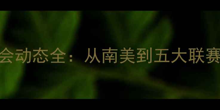 图片 🔥Edmar球员转会动态全：从南美到五大联赛的逆袭之路🔥1