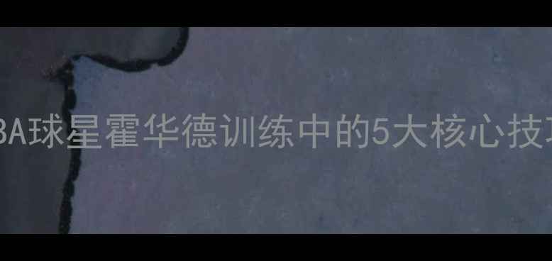 图片 🔥Henson球员必看！NBA球星霍华德训练中的5大核心技巧，最后一个太狠了！