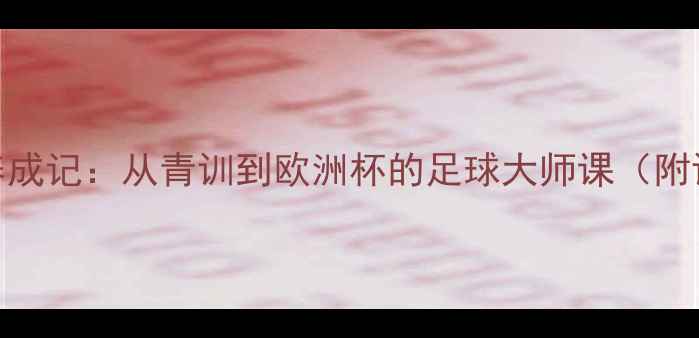 图片 🔥Hernanes球员职业养成记：从青训到欧洲杯的足球大师课（附训练技巧+职业建议）1