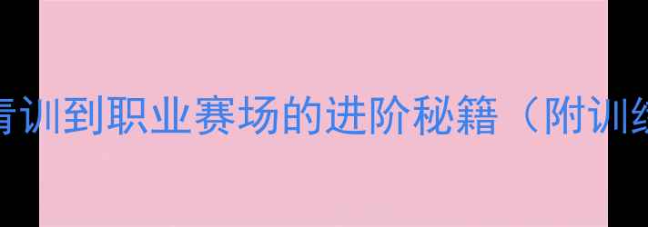 图片 🔥MCNair球员养成指南：从青训到职业赛场的进阶秘籍（附训练装备清单+职业发展路径）2