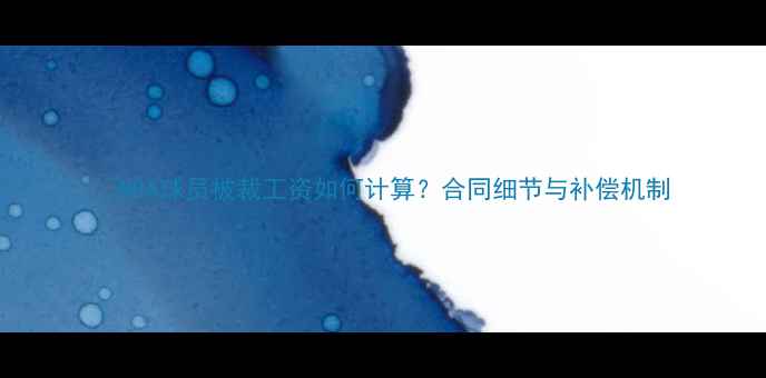 图片 🔥NBA球员被裁工资如何计算？合同细节与补偿机制
