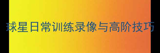 图片 🔥NBA球星训练秘籍：球星日常训练录像与高阶技巧（附完整训练计划）1