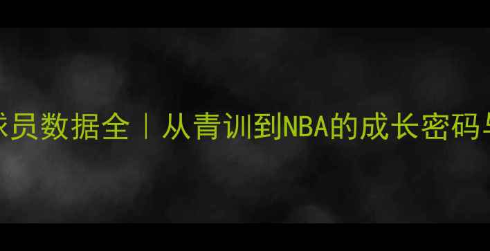 图片 🔥Perotti球员数据全｜从青训到NBA的成长密码与实战技巧1