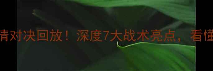 图片 🔥东契奇VS米切尔高清对决回放！深度7大战术亮点，看懂NBA未来争冠格局🔥1