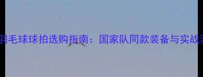 图片 🔥中国羽毛球球拍选购指南：国家队同款装备与实战测评✨1