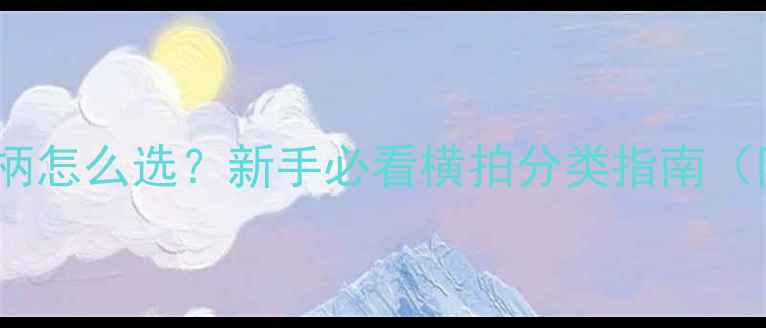 图片 🔥乒乓球横拍柄怎么选？新手必看横拍分类指南（附选购技巧）2