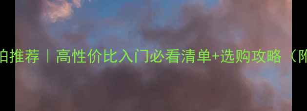 图片 🔥乒乓球直拍推荐｜高性价比入门必看清单+选购攻略（附详细测评）