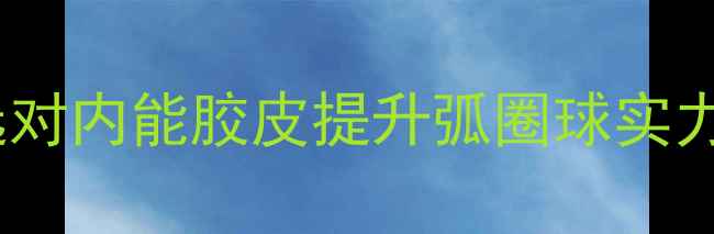 图片 🔥乒乓球胶皮全｜如何选对内能胶皮提升弧圈球实力？新手必看选购指南！1