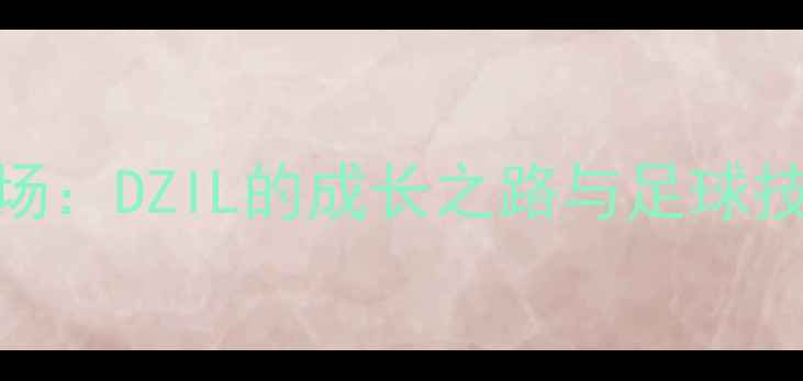 图片 🔥从青训到职业赛场：DZIL的成长之路与足球技术（附训练干货）