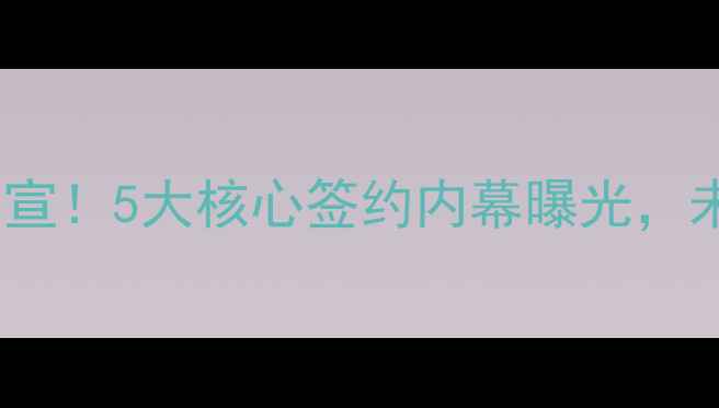 图片 🔥切尔西夏窗重磅官宣！5大核心签约内幕曝光，未来3年争四路线全🔥