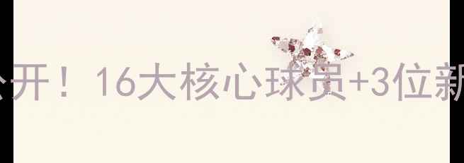 图片 🔥国安队赛季完整名单大公开！16大核心球员+3位新援深度，赛季前瞻必看！1