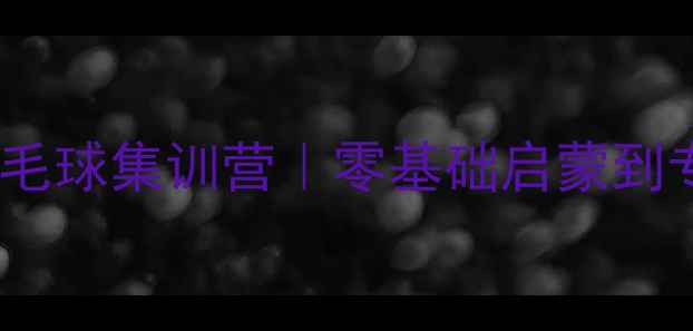 图片 🔥天津寒假少儿羽毛球集训营｜零基础启蒙到专业进阶全攻略🏸1