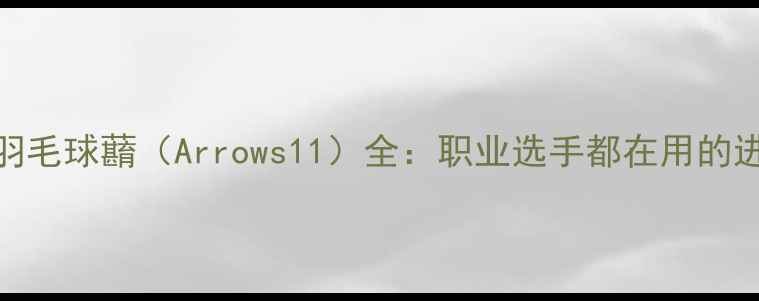 图片 🔥尤尼克斯羽毛球蘛（Arrows11）全：职业选手都在用的进攻神器！🔥