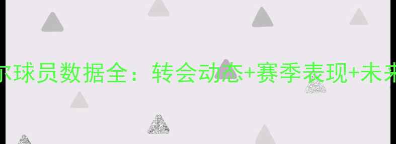 图片 🔥巴塞尔球员数据全：转会动态+赛季表现+未来展望💥