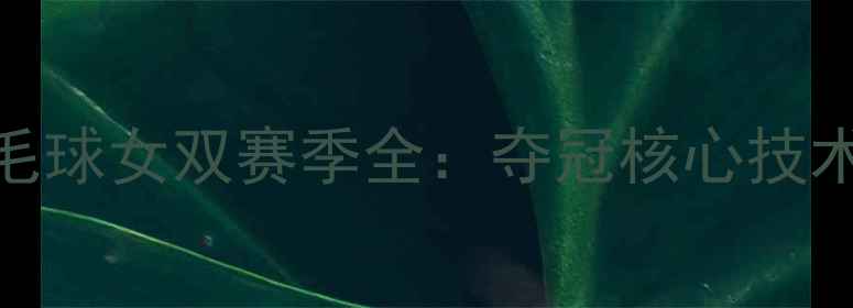 图片 🔥必看！羽毛球女双赛季全：夺冠核心技术+训练攻略2