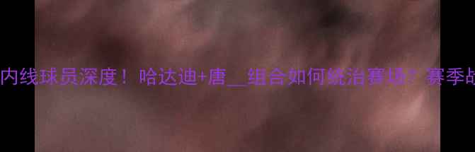 图片 🔥新疆男篮内线球员深度！哈达迪+唐__组合如何统治赛场？赛季战术全公开2