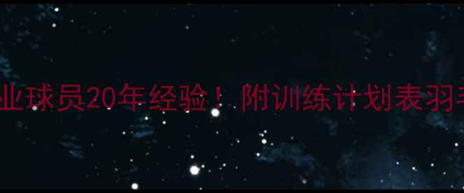 图片 🔥林丹羽毛球训练法全｜职业球员20年经验！附训练计划表羽毛球技巧体坛传奇运动训练1