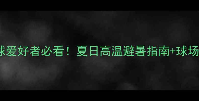 图片 🔥武汉羽毛球爱好者必看！夏日高温避暑指南+球场打卡攻略🏸1