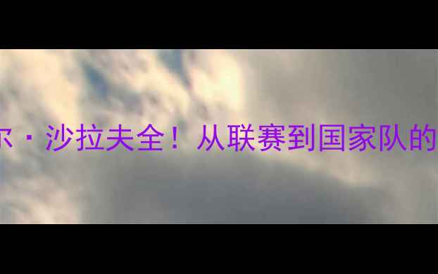 图片 🔥沙特足球新星奥马尔·沙拉夫全！从联赛到国家队的三级跳如何实现？🏆1