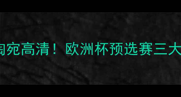 图片 🔥波兰vs立陶宛高清！欧洲杯预选赛三大必看看点💥1