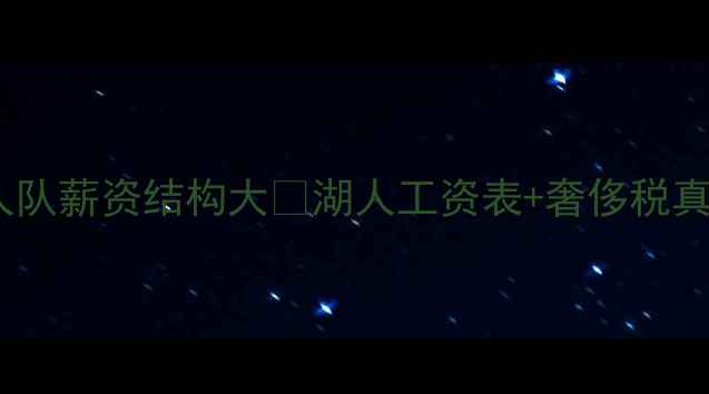 图片 🔥湖人队薪资结构大💰湖人工资表+奢侈税真相🔥2