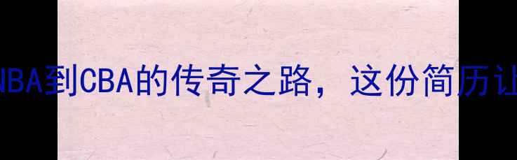 图片 🔥王治郅篮球生涯全：从NBA到CBA的传奇之路，这份简历让你秒懂中国篮球第一人！