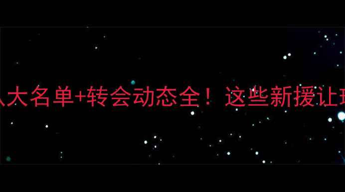 图片 🔥皇马一线队大名单+转会动态全！这些新援让球迷直呼内行