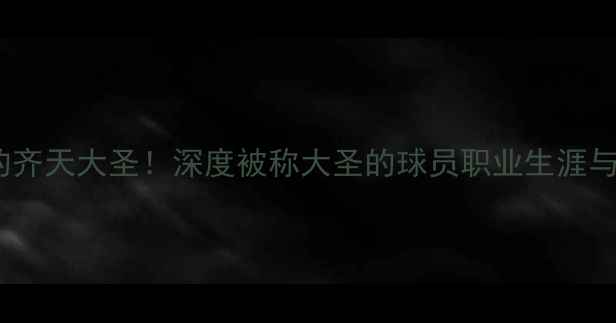 图片 🔥篮球界的齐天大圣！深度被称大圣的球员职业生涯与数据密码2
