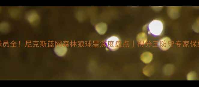 图片 🔥纽约NBA球员全！尼克斯篮网森林狼球星深度盘点｜得分王防守专家保姆级攻略🔥2