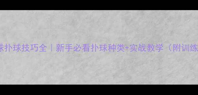 图片 🔥羽毛球扑球技巧全｜新手必看扑球种类+实战教学（附训练计划）2