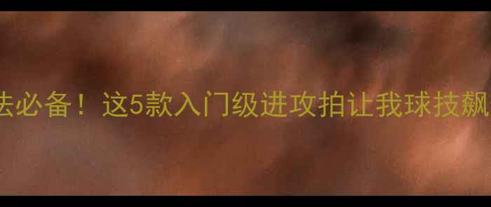 图片 🔥羽毛球暴力打法必备！这5款入门级进攻拍让我球技飙升，附选购攻略1