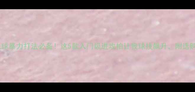 图片 🔥羽毛球暴力打法必备！这5款入门级进攻拍让我球技飙升，附选购攻略2