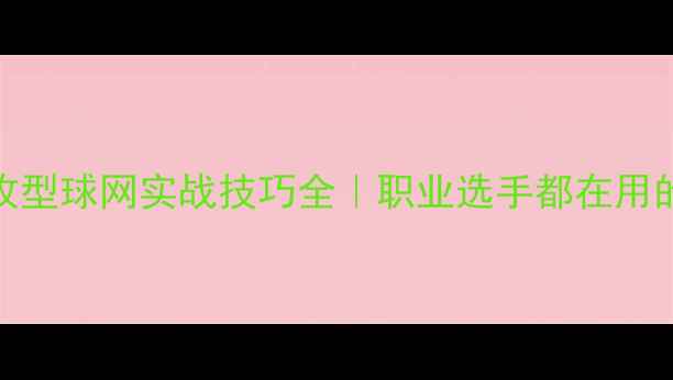 图片 🔥羽毛球进攻型球网实战技巧全｜职业选手都在用的5大秘籍✨2